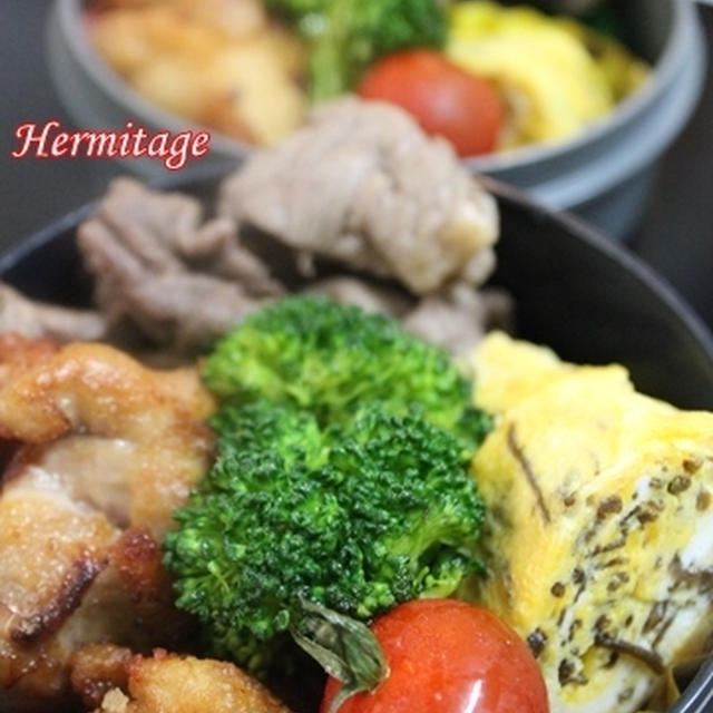 カウントダウンを感じながらの二つのお弁当♥