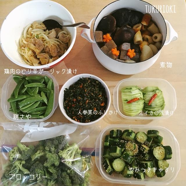 野菜の[つくりおき]？？？と義父さんに買ってもらったケーキ