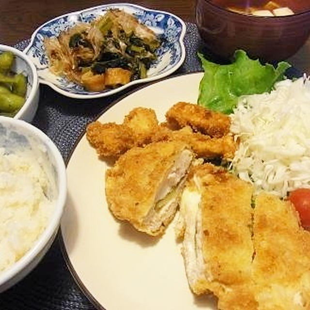 お誕生日なのに～｡･ﾟ･(ﾉД｀)･ﾟ･｡＆チキンカツ
