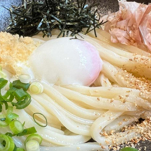 大江ノ郷製麺所　鳥取県八頭郡にあるビブグルマン受賞のうどん店　天美卵旨い