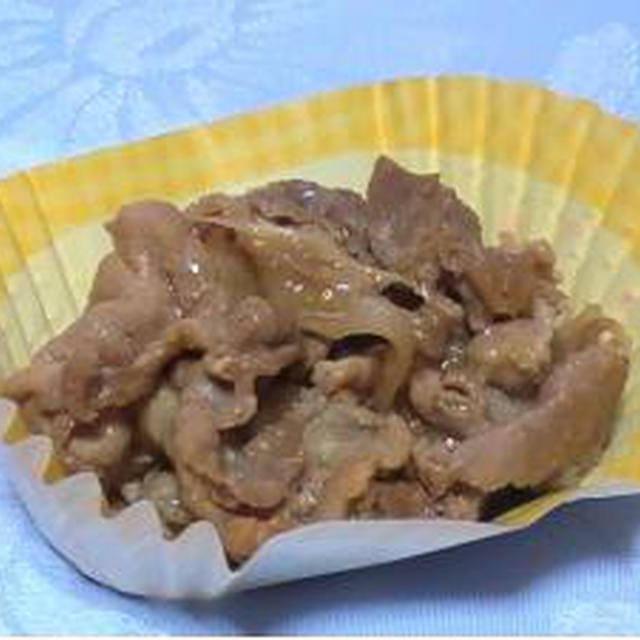 甘辛豚肉炒め