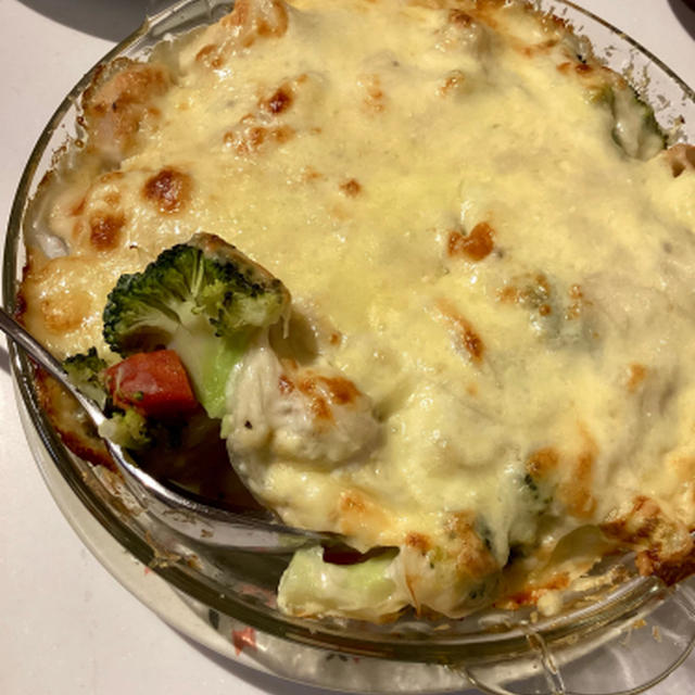 久しぶり、出来立て熱々グラタンをどうぞ