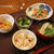 秋らしい晩ごはん～栗とレンコンの甘露煮とキノコの炊き込みご飯