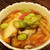 新豆腐百珍　百五十一珍目　【すくい豆腐のアスパラとトマトの夏野菜餡】