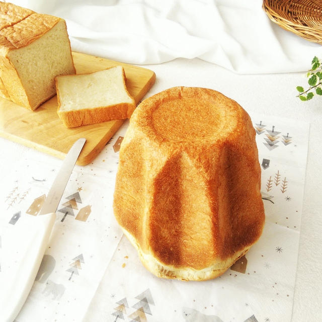 パンドーロ型で焼く ミルク食パン