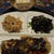 ◇鮭の梅海苔レンジ蒸し・芽ひじきと豚ひき肉の生姜風味炒め