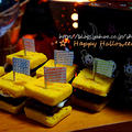 +*ハロウィン　かぼちゃとママレードのケーキとブラウニーのホワイトチョコサンド+* by shizueさん