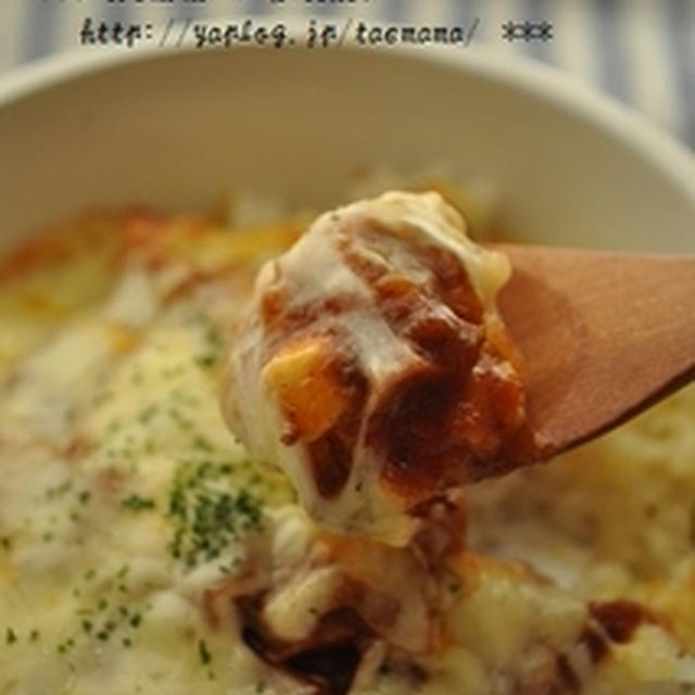 火を使わない！パスタソースで簡単♪ドリア