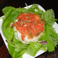 サルサ豆腐サラダ