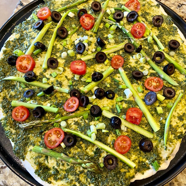 おうちで作ろう！グリーンピザ　☘️セントパトリックデー