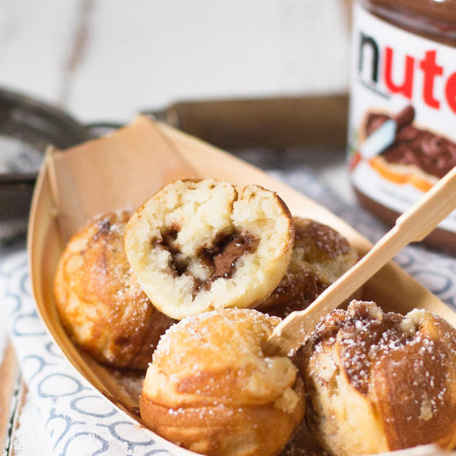 Dessert Takoyaki: Nutella-Filled Pancake Pops