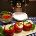 クリスマスに☆モッツァレラチーズとトマトのオーブン焼き by とまとママさん