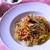 糖質制限! 大豆100%麺で春キャベツと桜エビのパスタ風