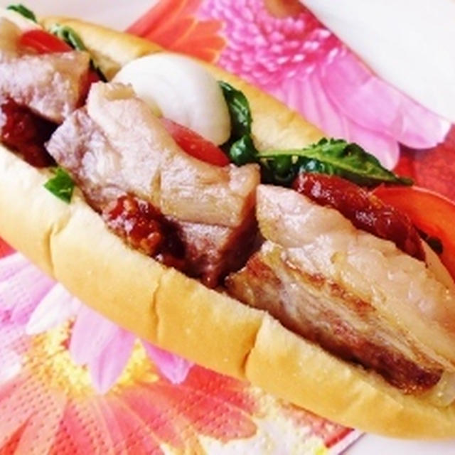 大好きな定番ドックじゃないよ・・・これも好きだよ～焼肉ドック～