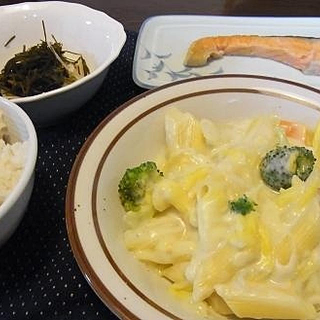 ラムのしゃぶしゃぶ＆白菜とペンネのクリーム煮