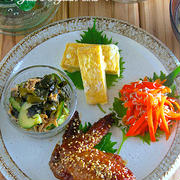 帰って3分で完成♡ご飯もお酒も止まらない！！『おつまみ手羽先のワンプレートご飯』《簡単*節約*作り置き》