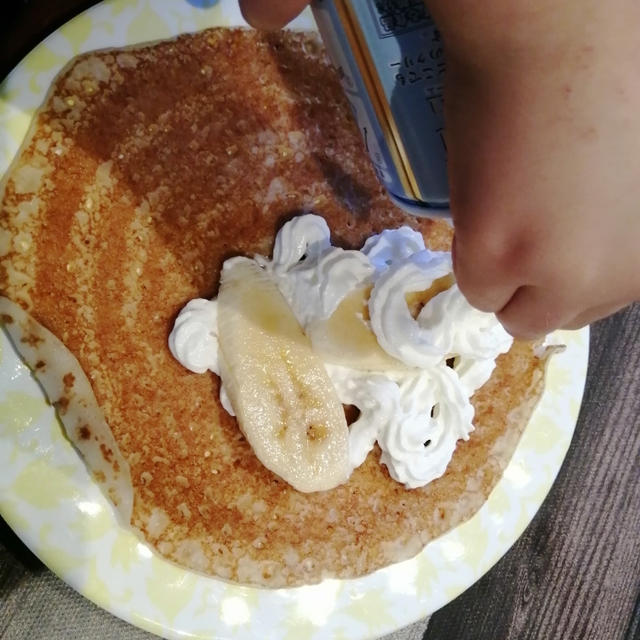 朝からクレープパーティー＼(^o^)／