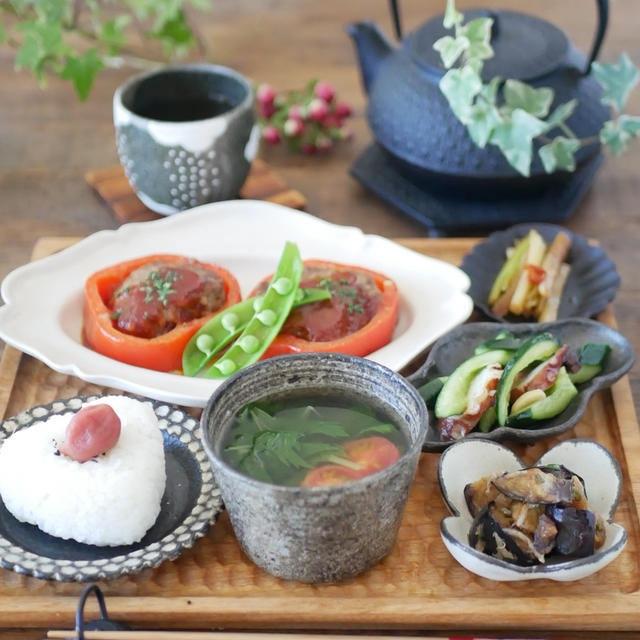 パプリカの肉詰めと作り置き