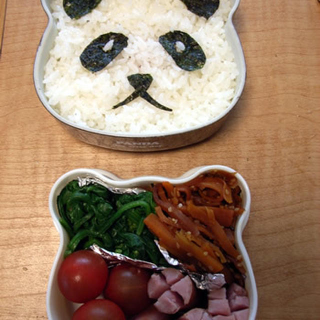 5月22日*昼*　パンダ弁当　