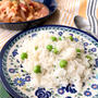 【炊飯器にお任せ！後入れで色鮮やか】食欲アップに☆グリンピースバターライス♡レシピ