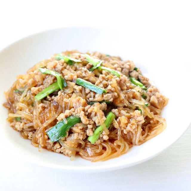 隠し味でグッと美味しい【椎茸入り麻婆春雨】