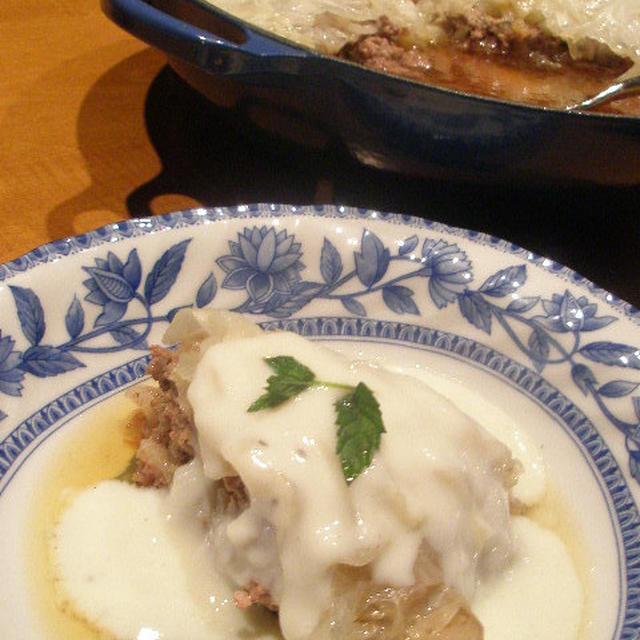 ビーフとキャベツ重ね煮