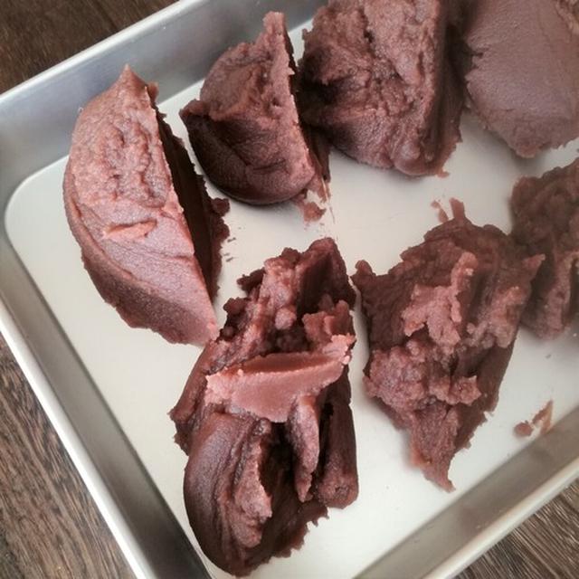 辻調通信◆和菓子第１課　和菓子の基本・餡作り「小豆漉し餡」