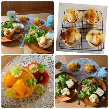 朝ごパン☀️  〜あんぱん♡アンパンマン〜