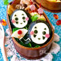 《キャラ弁》カオナシおにぎり♡作り方