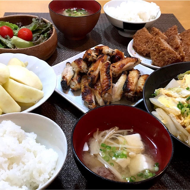 【晩ごはん献立】手羽中塩麹焼きと白菜卵とじ～受験生の親の心構え～