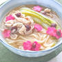 さっぱりだけど旨いっ！ミニ白菜と豚バラしゃぶしゃぶの梅うどん。