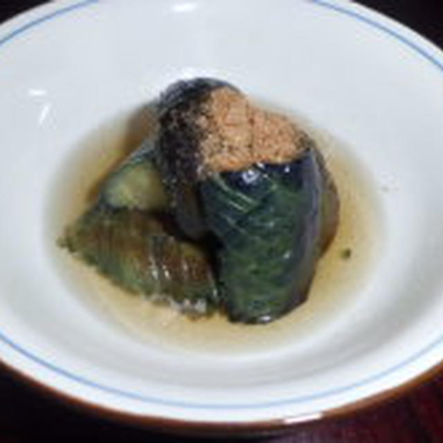 なすの煮浸し