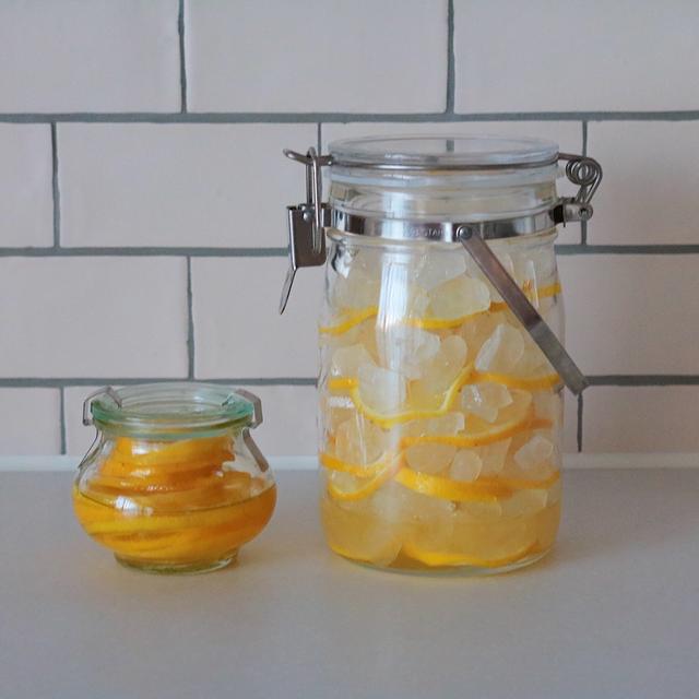 透き通る爽やかな甘さのレモンシロップと蜂蜜レモン