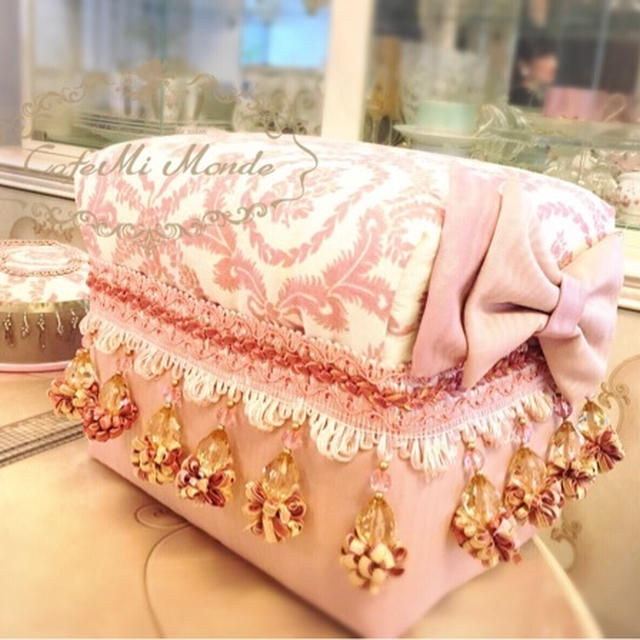 サイドにおリボンがポイント♡の桐箱♡