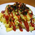 玉ねぎのチーズ玉子炒め