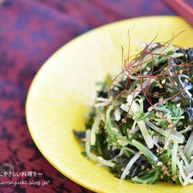 シャキシャキ感がたまらない！「水菜」の簡単ナムルがあと一品に便利です♪