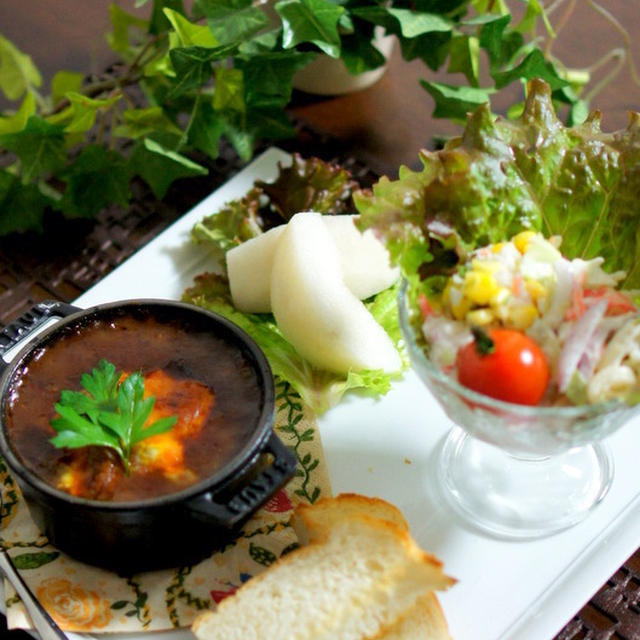 りんごと青いレモンのフルブラで牛すじカレー