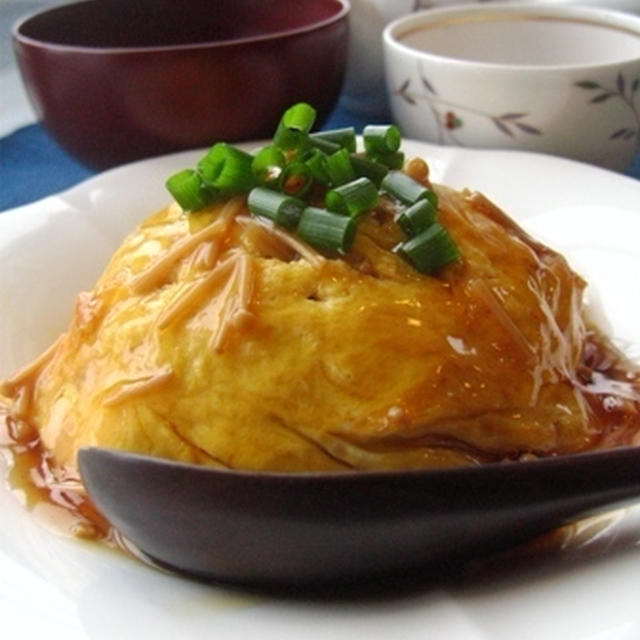 あんかけリメイクで、簡単スピードランチ