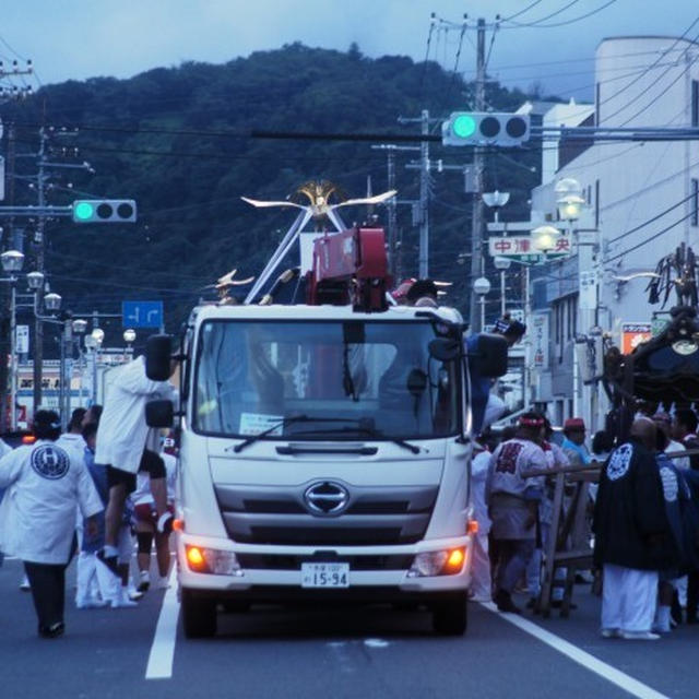 ■愛川夏祭り８/２５【お神輿編（１）待機中後半から雨が降り出しましたが・・・。】