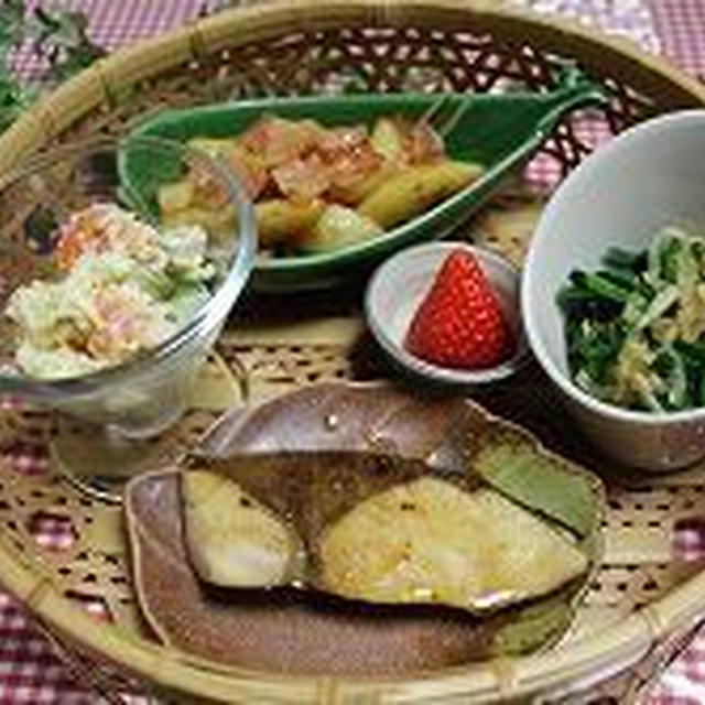 ポテトとベーコンのガラムマサラソテー（お弁当編）