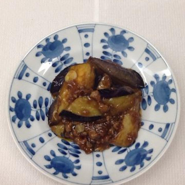 来週は茄子で中華