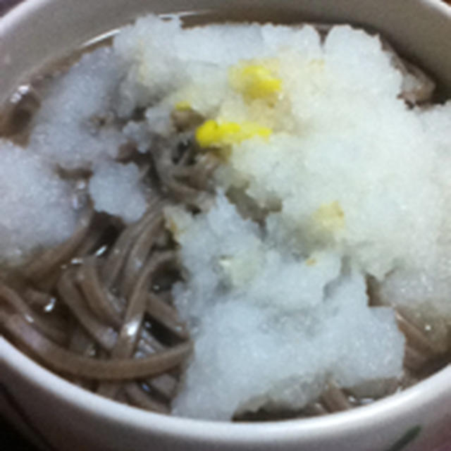 柚子生姜大根おろしそば