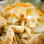 ■簡単５分！和のおかず【菜園キャベツの大量消費は　簡単にお揚げとの炒め煮です♪】本日ワクチン接種！