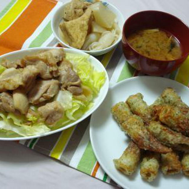 今日の晩ご飯♪