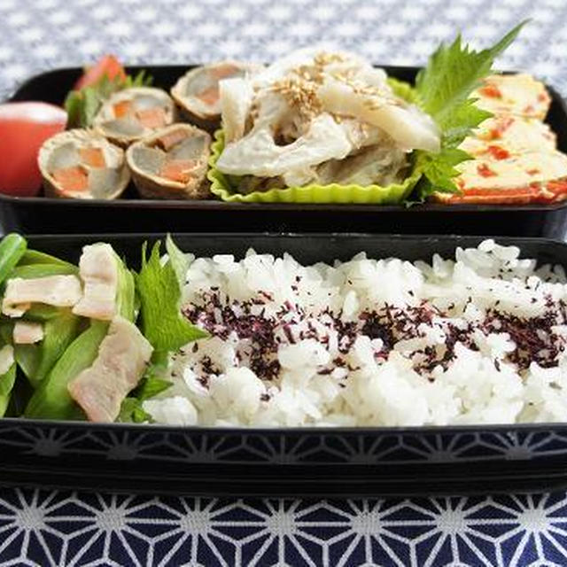 お弁当×れんこんのツナサラダ