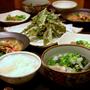 お茶の葉の天ぷら　