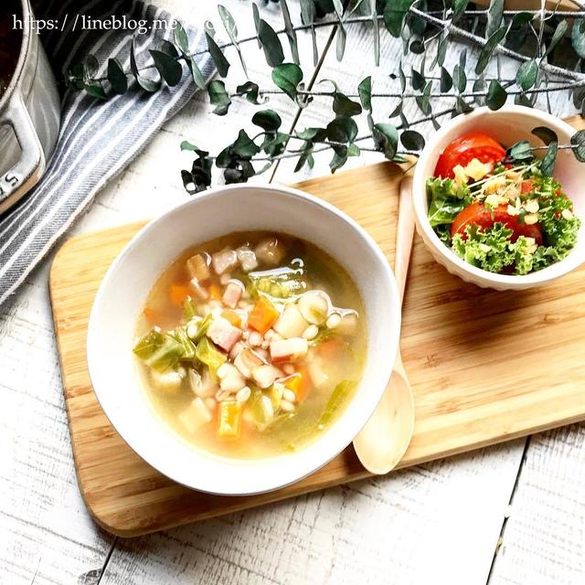 もち麦入り！食べる根菜スープ♡【#簡単レシピ#もち麦】