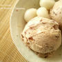 小豆のアイスクリーム