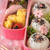 「梅ごましお」のお花おにぎり弁当☆おもろいテスト。