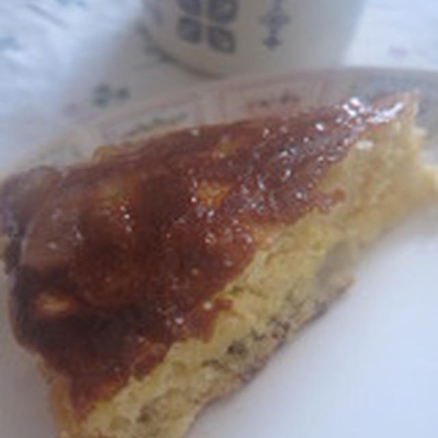 「りんご入りのホットケーキ」